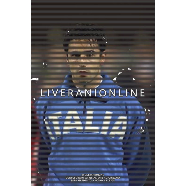 COMO,16-04-02 DFP/MARCO LUSSOSO ITALIA- FRANCIA UNDER 21 (AMICHEVOLE) NELLA FOTO: MARCHIONNI MARCO AG DFP-AG ALDO LIVERANI SAS