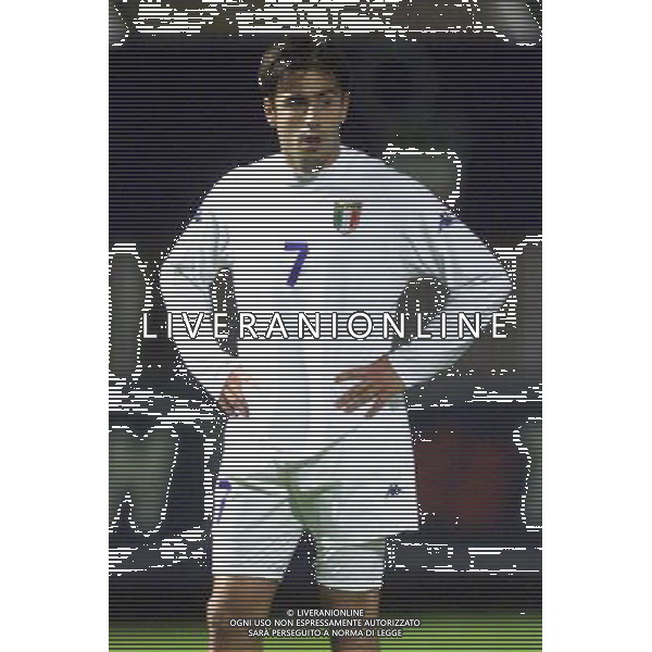 COMO,16-04-02 DFP/MARCO LUSSOSO ITALIA- FRANCIA UNDER 21 (AMICHEVOLE) NELLA FOTO: MARCHIONNI MARCO AG DFP-AG ALDO LIVERANI SAS