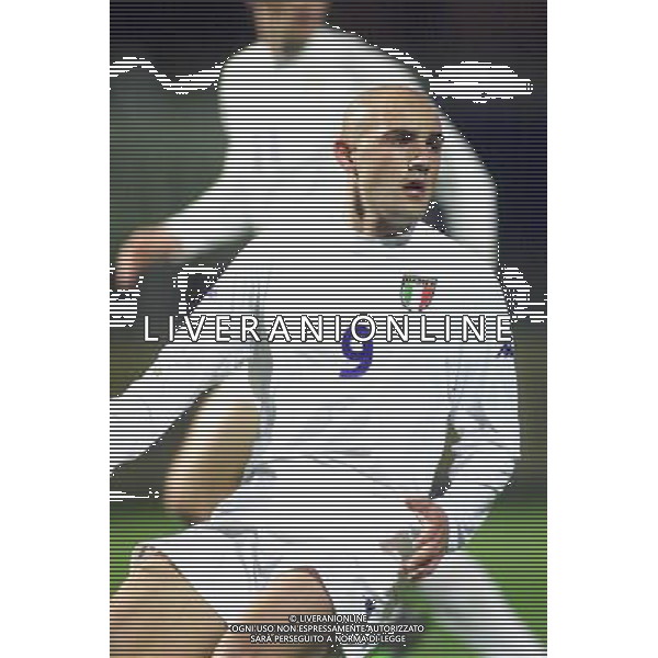 COMO,16-04-02 DFP/MARCO LUSSOSO ITALIA- FRANCIA UNDER 21 (AMICHEVOLE) NELLA FOTO: MACCARONE MASSIMO AG DFP-AG ALDO LIVERANI SAS