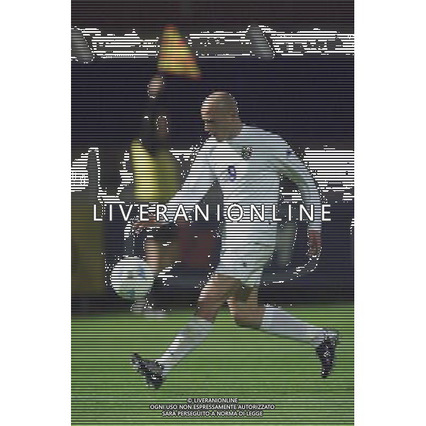 COMO,16-04-02 DFP/MARCO LUSSOSO ITALIA- FRANCIA UNDER 21 (AMICHEVOLE) NELLA FOTO: MACCARONE MASSIMO AG DFP-AG ALDO LIVERANI SAS