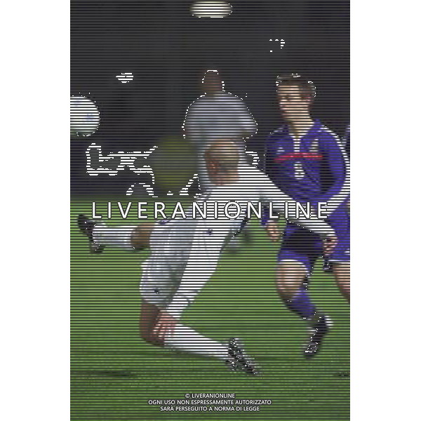 COMO,16-04-02 DFP/MARCO LUSSOSO ITALIA- FRANCIA UNDER 21 (AMICHEVOLE) NELLA FOTO: MACCARONE MASSIMO AG DFP-AG ALDO LIVERANI SAS