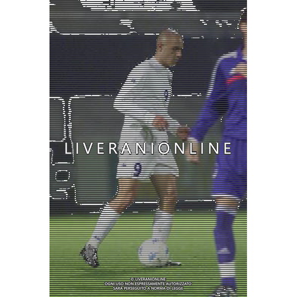 COMO,16-04-02 DFP/MARCO LUSSOSO ITALIA- FRANCIA UNDER 21 (AMICHEVOLE) NELLA FOTO: MACCARONE MASSIMO AG DFP-AG ALDO LIVERANI SAS