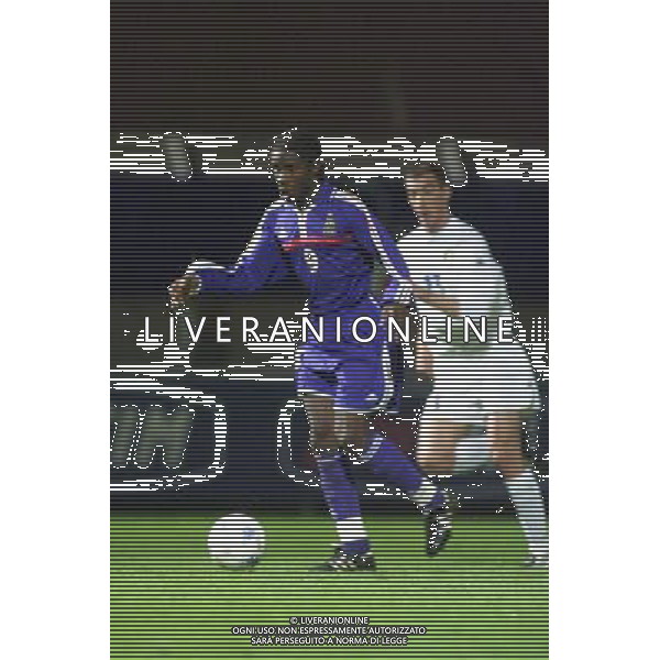 COMO,16-04-02 DFP/MARCO LUSSOSO ITALIA- FRANCIA UNDER 21 (AMICHEVOLE) NELLA FOTO: LUYUNDULA AG DFP-AG ALDO LIVERANI SAS