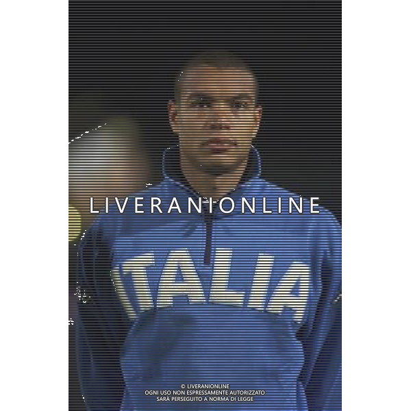 COMO,16-04-02 DFP/MARCO LUSSOSO ITALIA- FRANCIA UNDER 21 (AMICHEVOLE) NELLA FOTO: FERRARI MATTEO AG DFP-AG ALDO LIVERANI SAS