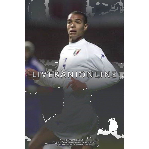 COMO,16-04-02 DFP/MARCO LUSSOSO ITALIA- FRANCIA UNDER 21 (AMICHEVOLE) NELLA FOTO: FERRARI MATTEO AG DFP-AG ALDO LIVERANI SAS