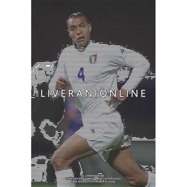 COMO,16-04-02 DFP/MARCO LUSSOSO ITALIA- FRANCIA UNDER 21 (AMICHEVOLE) NELLA FOTO: FERRARI MATTEO AG DFP-AG ALDO LIVERANI SAS