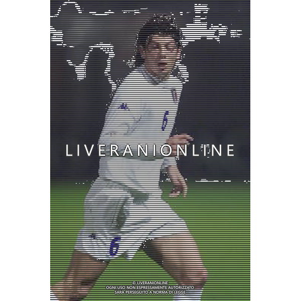 COMO,16-04-02 DFP/MARCO LUSSOSO ITALIA- FRANCIA UNDER 21 (AMICHEVOLE) NELLA FOTO: DONATI MASSIMO AG DFP-AG ALDO LIVERANI SAS
