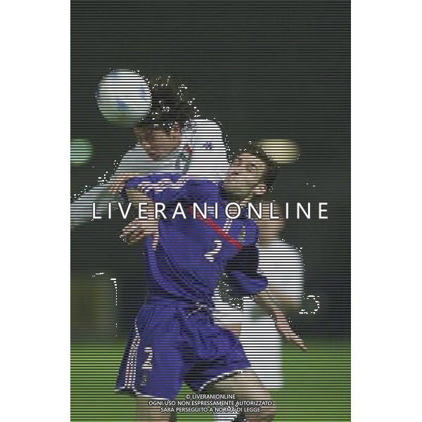 COMO,16-04-02 DFP/MARCO LUSSOSO ITALIA- FRANCIA UNDER 21 (AMICHEVOLE) NELLA FOTO: DONATI MASSIMO AG DFP-AG ALDO LIVERANI SAS