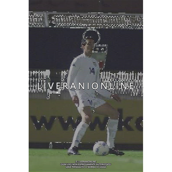 COMO,16-04-02 DFP/MARCO LUSSOSO ITALIA- FRANCIA UNDER 21 (AMICHEVOLE) NELLA FOTO: DAINELLI DARIO AG DFP-AG ALDO LIVERANI SAS