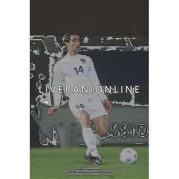 COMO,16-04-02 DFP/MARCO LUSSOSO ITALIA- FRANCIA UNDER 21 (AMICHEVOLE) NELLA FOTO: DAINELLI DARIO AG DFP-AG ALDO LIVERANI SAS