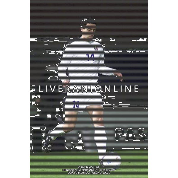 COMO,16-04-02 DFP/MARCO LUSSOSO ITALIA- FRANCIA UNDER 21 (AMICHEVOLE) NELLA FOTO: DAINELLI DARIO AG DFP-AG ALDO LIVERANI SAS