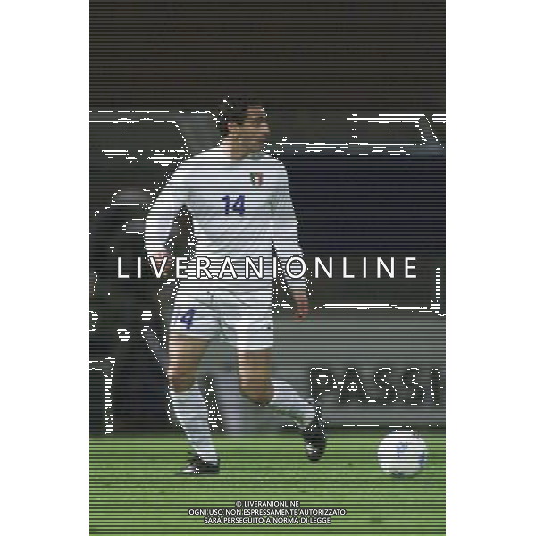 COMO,16-04-02 DFP/MARCO LUSSOSO ITALIA- FRANCIA UNDER 21 (AMICHEVOLE) NELLA FOTO: DAINELLI DARIO AG DFP-AG ALDO LIVERANI SAS