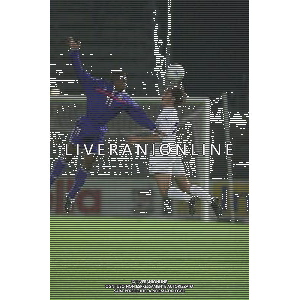 COMO,16-04-02 DFP/MARCO LUSSOSO ITALIA- FRANCIA UNDER 21 (AMICHEVOLE) NELLA FOTO: CANNAVARO PAOLO AG DFP-AG ALDO LIVERANI SAS