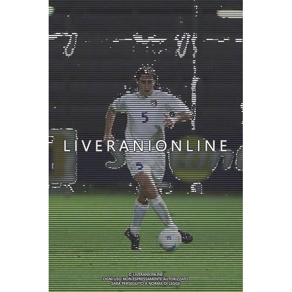 COMO,16-04-02 DFP/MARCO LUSSOSO ITALIA- FRANCIA UNDER 21 (AMICHEVOLE) NELLA FOTO: CANNAVARO PAOLO AG DFP-AG ALDO LIVERANI SAS