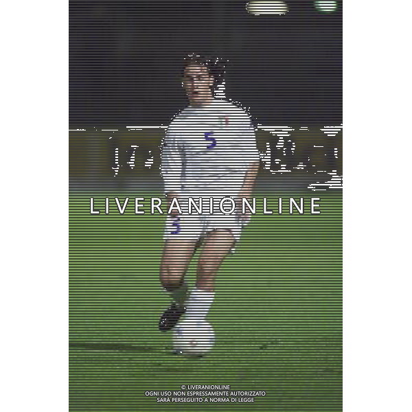 COMO,16-04-02 DFP/MARCO LUSSOSO ITALIA- FRANCIA UNDER 21 (AMICHEVOLE) NELLA FOTO: CANNAVARO PAOLO AG DFP-AG ALDO LIVERANI SAS