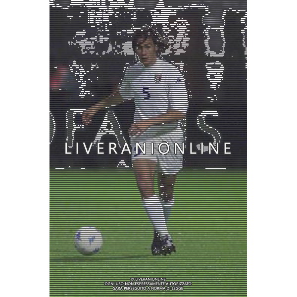 COMO,16-04-02 DFP/MARCO LUSSOSO ITALIA- FRANCIA UNDER 21 (AMICHEVOLE) NELLA FOTO: CANNAVARO PAOLO AG DFP-AG ALDO LIVERANI SAS