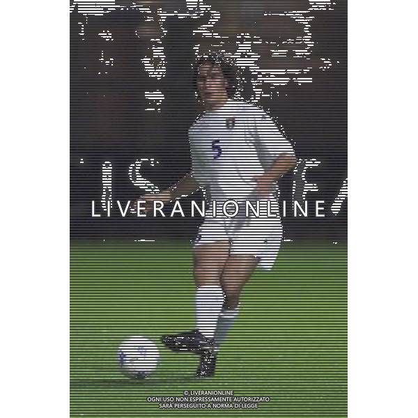 COMO,16-04-02 DFP/MARCO LUSSOSO ITALIA- FRANCIA UNDER 21 (AMICHEVOLE) NELLA FOTO: CANNAVARO PAOLO AG DFP-AG ALDO LIVERANI SAS