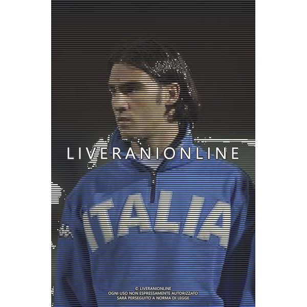 COMO,16-04-02 DFP/MARCO LUSSOSO ITALIA- FRANCIA UNDER 21 (AMICHEVOLE) NELLA FOTO: CANNAVARO PAOLO AG DFP-AG ALDO LIVERANI SAS