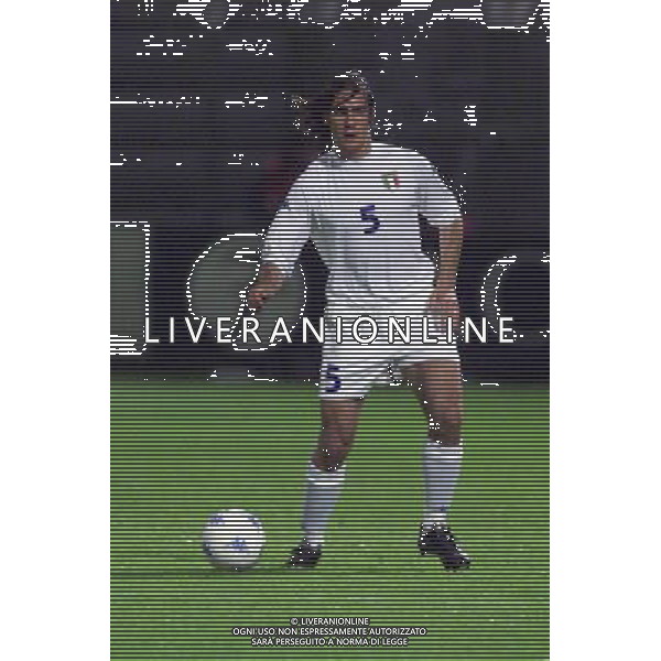 COMO,16-04-02 DFP/MARCO LUSSOSO ITALIA- FRANCIA UNDER 21 (AMICHEVOLE) NELLA FOTO: CANNAVARO PAOLO AG DFP-AG ALDO LIVERANI SAS