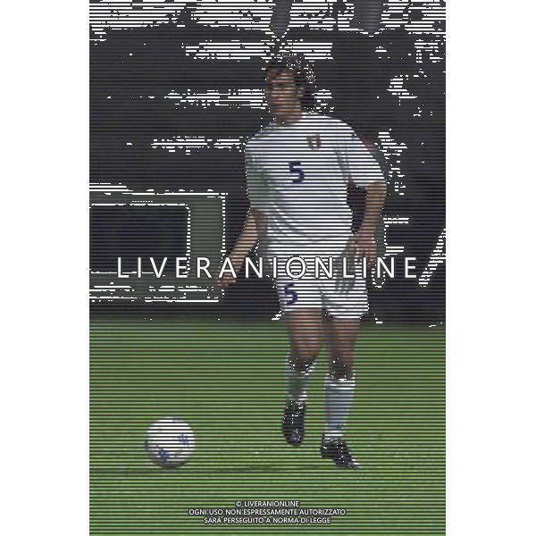 COMO,16-04-02 DFP/MARCO LUSSOSO ITALIA- FRANCIA UNDER 21 (AMICHEVOLE) NELLA FOTO: CANNAVARO PAOLO AG DFP-AG ALDO LIVERANI SAS