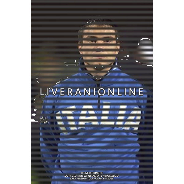 COMO,16-04-02 DFP/MARCO LUSSOSO ITALIA- FRANCIA UNDER 21 (AMICHEVOLE) NELLA FOTO: BRIGHI MATTEO AG DFP-AG ALDO LIVERANI SAS