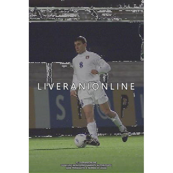 COMO,16-04-02 DFP/MARCO LUSSOSO ITALIA- FRANCIA UNDER 21 (AMICHEVOLE) NELLA FOTO: BRIGHI MATTEO AG DFP-AG ALDO LIVERANI SAS