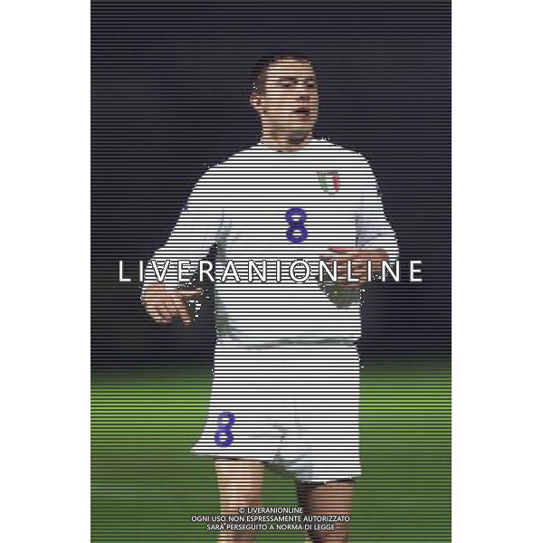 COMO,16-04-02 DFP/MARCO LUSSOSO ITALIA- FRANCIA UNDER 21 (AMICHEVOLE) NELLA FOTO: BRIGHI MATTEO AG DFP-AG ALDO LIVERANI SAS