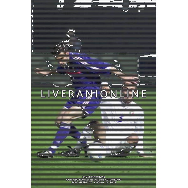 COMO,16-04-02 DFP/MARCO LUSSOSO ITALIA- FRANCIA UNDER 21 (AMICHEVOLE) NELLA FOTO: BELLINI GIANPAOLO AG DFP-AG ALDO LIVERANI SAS