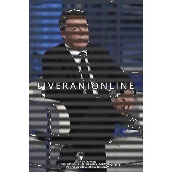 Matteo Renzi ospite della trasmissione TV \' Porta a Porta \' Roma - 30.11.2016 - Studi Rai Teulada - nella foto: Matteo Renzi /Ph. Corradetti-Ag. Aldo Liverani sas