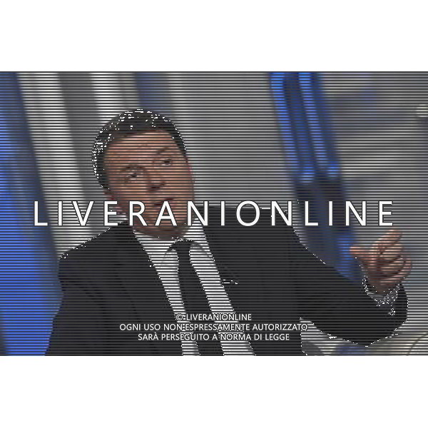 Matteo Renzi ospite della trasmissione TV \' Porta a Porta \' Roma - 30.11.2016 - Studi Rai Teulada - nella foto: Matteo Renzi /Ph. Corradetti-Ag. Aldo Liverani sas