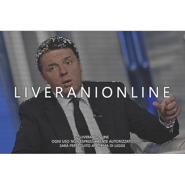 Matteo Renzi ospite della trasmissione TV \' Porta a Porta \' Roma - 30.11.2016 - Studi Rai Teulada - nella foto: Matteo Renzi /Ph. Corradetti-Ag. Aldo Liverani sas