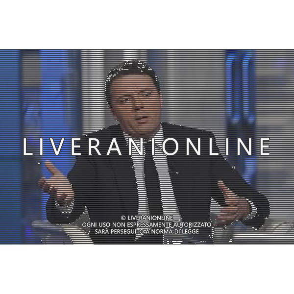Matteo Renzi ospite della trasmissione TV \' Porta a Porta \' Roma - 30.11.2016 - Studi Rai Teulada - nella foto: Matteo Renzi /Ph. Corradetti-Ag. Aldo Liverani sas