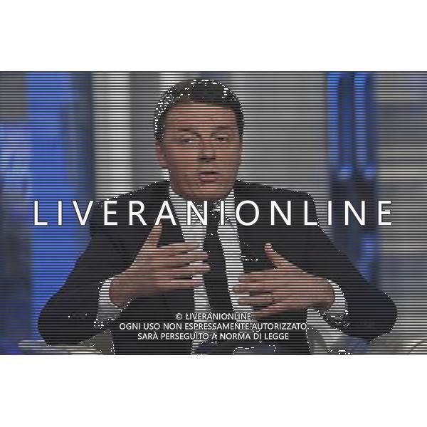 Matteo Renzi ospite della trasmissione TV \' Porta a Porta \' Roma - 30.11.2016 - Studi Rai Teulada - nella foto: Matteo Renzi /Ph. Corradetti-Ag. Aldo Liverani sas