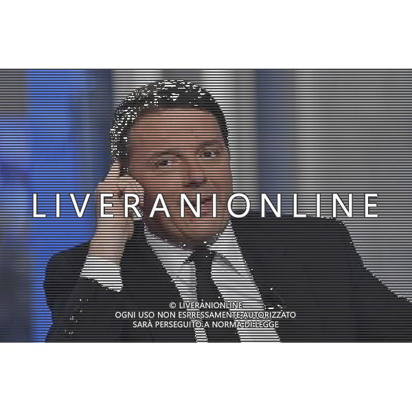 Matteo Renzi ospite della trasmissione TV \' Porta a Porta \' Roma - 30.11.2016 - Studi Rai Teulada - nella foto: Matteo Renzi /Ph. Corradetti-Ag. Aldo Liverani sas