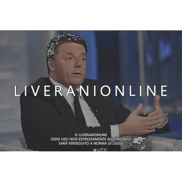 Matteo Renzi ospite della trasmissione TV \' Porta a Porta \' Roma - 30.11.2016 - Studi Rai Teulada - nella foto: Matteo Renzi /Ph. Corradetti-Ag. Aldo Liverani sas