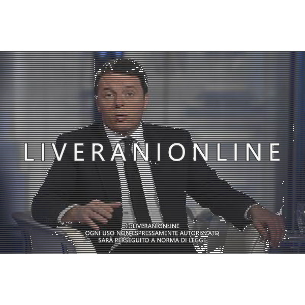 Matteo Renzi ospite della trasmissione TV \' Porta a Porta \' Roma - 30.11.2016 - Studi Rai Teulada - nella foto: Matteo Renzi /Ph. Corradetti-Ag. Aldo Liverani sas