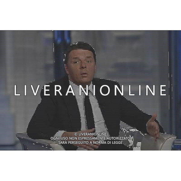 Matteo Renzi ospite della trasmissione TV \' Porta a Porta \' Roma - 30.11.2016 - Studi Rai Teulada - nella foto: Matteo Renzi /Ph. Corradetti-Ag. Aldo Liverani sas