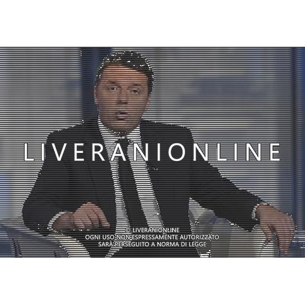 Matteo Renzi ospite della trasmissione TV \' Porta a Porta \' Roma - 30.11.2016 - Studi Rai Teulada - nella foto: Matteo Renzi /Ph. Corradetti-Ag. Aldo Liverani sas