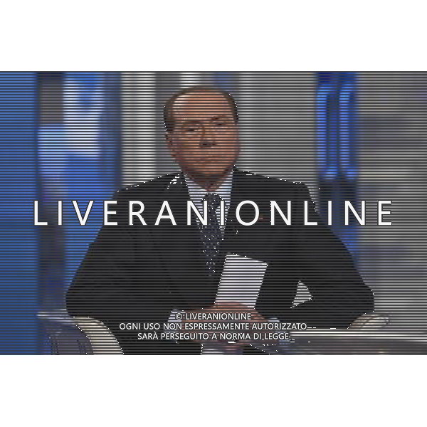 Silvio Berlusconi ospite della trasmissione TV \' Porta a Porta \' Roma - 30.11.2016 - Studi Rai Teulada - nella foto: Silvio Berlusconi /Ph. Corradetti-Ag. Aldo Liverani sas
