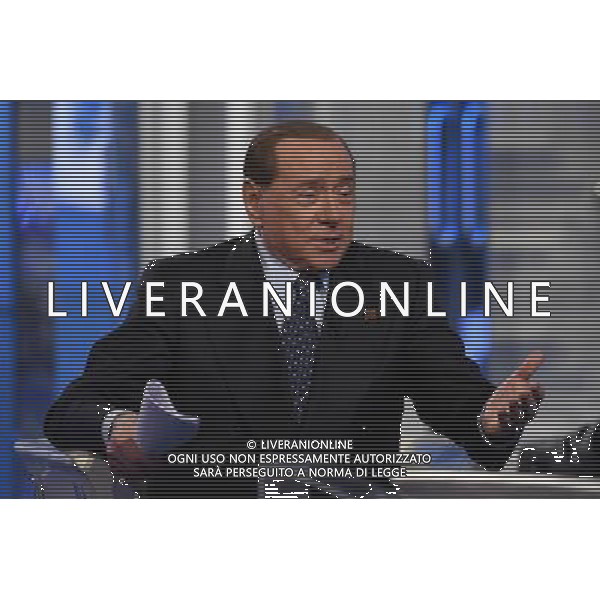 Silvio Berlusconi ospite della trasmissione TV \' Porta a Porta \' Roma - 30.11.2016 - Studi Rai Teulada - nella foto: Silvio Berlusconi /Ph. Corradetti-Ag. Aldo Liverani sas
