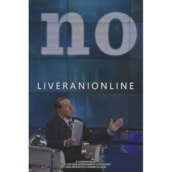 Silvio Berlusconi ospite della trasmissione TV \' Porta a Porta \' Roma - 30.11.2016 - Studi Rai Teulada - nella foto: Silvio Berlusconi /Ph. Corradetti-Ag. Aldo Liverani sas