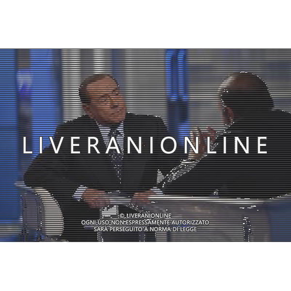 Silvio Berlusconi ospite della trasmissione TV \' Porta a Porta \' Roma - 30.11.2016 - Studi Rai Teulada - nella foto: Silvio Berlusconi /Ph. Corradetti-Ag. Aldo Liverani sas