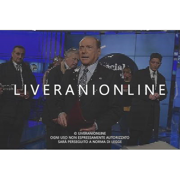 Silvio Berlusconi ospite della trasmissione TV \' Porta a Porta \' Roma - 30.11.2016 - Studi Rai Teulada - nella foto: Silvio Berlusconi /Ph. Corradetti-Ag. Aldo Liverani sas