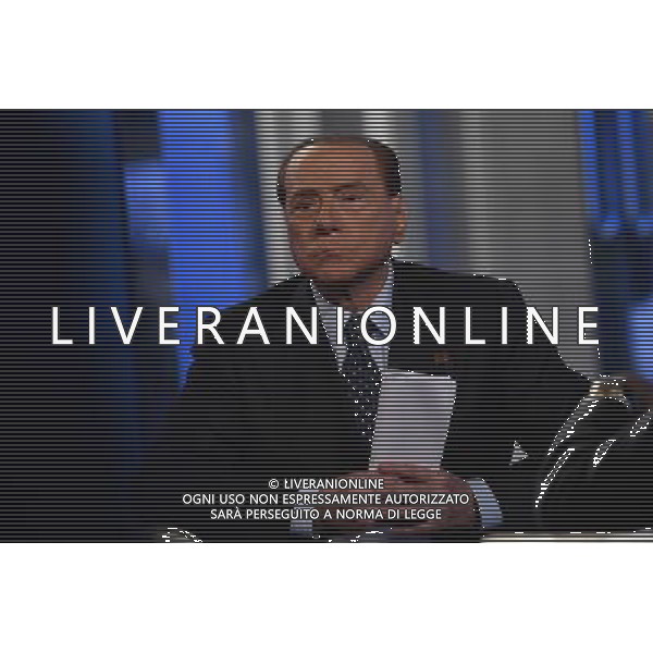 Silvio Berlusconi ospite della trasmissione TV \' Porta a Porta \' Roma - 30.11.2016 - Studi Rai Teulada - nella foto: Silvio Berlusconi /Ph. Corradetti-Ag. Aldo Liverani sas