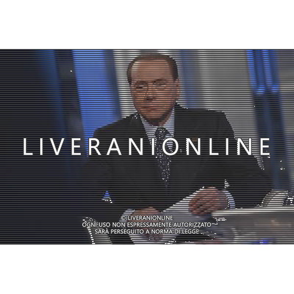 Silvio Berlusconi ospite della trasmissione TV \' Porta a Porta \' Roma - 30.11.2016 - Studi Rai Teulada - nella foto: Silvio Berlusconi /Ph. Corradetti-Ag. Aldo Liverani sas