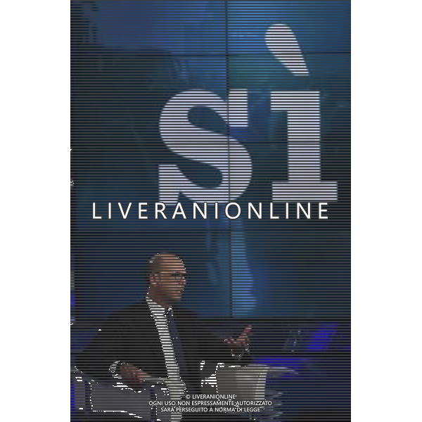 Angelino Alfano ospite della trasmissione TV \' Porta a Porta \' Roma - 30.11.2016 - Studi Rai Teulada - nella foto: Angelino Alfano /Ph. Corradetti-Ag. Aldo Liverani sas