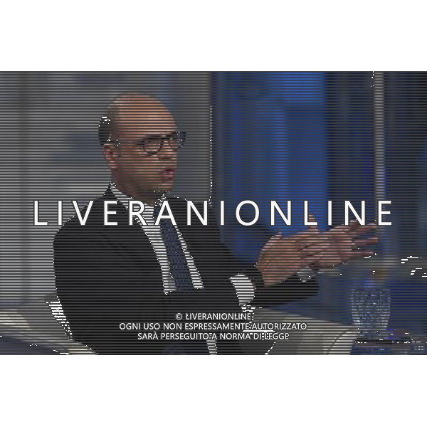 Angelino Alfano ospite della trasmissione TV \' Porta a Porta \' Roma - 30.11.2016 - Studi Rai Teulada - nella foto: Angelino Alfano /Ph. Corradetti-Ag. Aldo Liverani sas