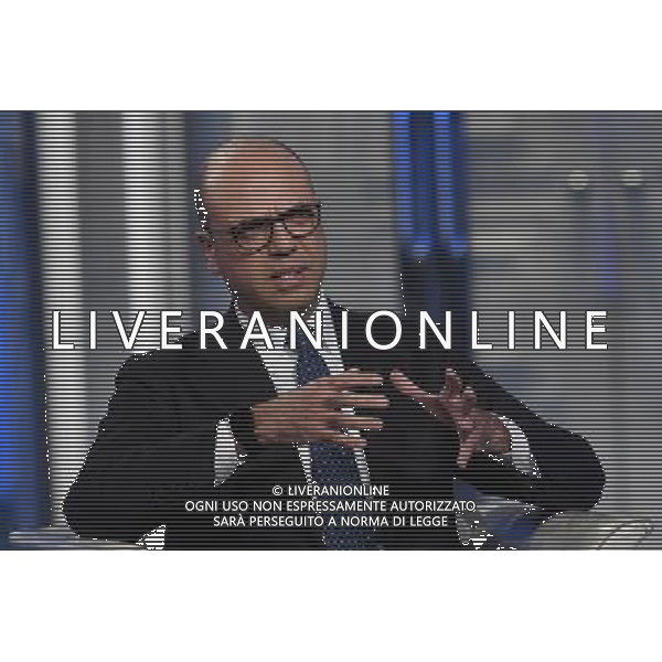 Angelino Alfano ospite della trasmissione TV \' Porta a Porta \' Roma - 30.11.2016 - Studi Rai Teulada - nella foto: Angelino Alfano /Ph. Corradetti-Ag. Aldo Liverani sas