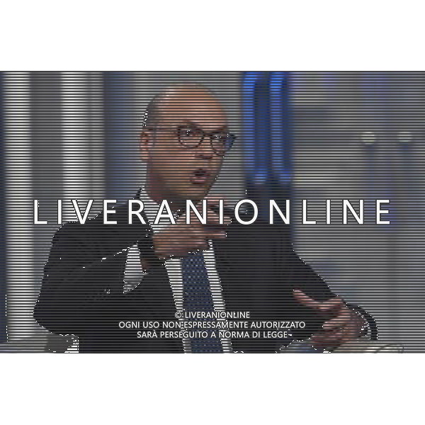 Angelino Alfano ospite della trasmissione TV \' Porta a Porta \' Roma - 30.11.2016 - Studi Rai Teulada - nella foto: Angelino Alfano /Ph. Corradetti-Ag. Aldo Liverani sas