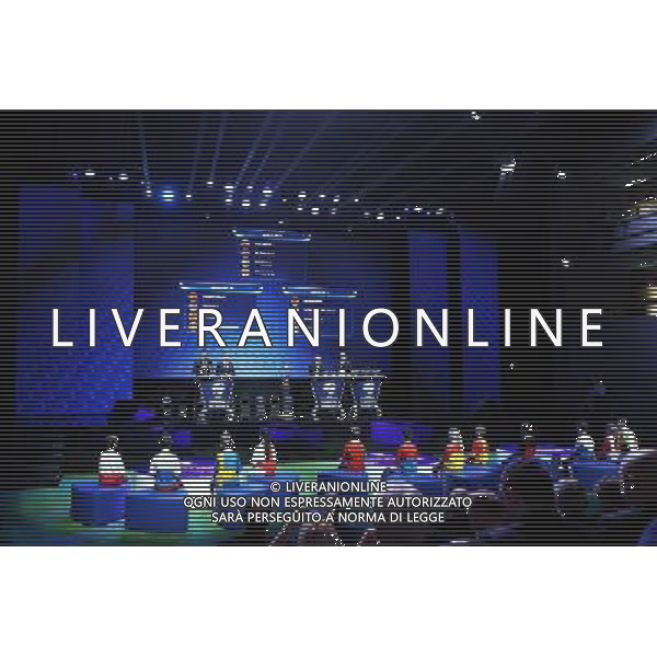 01.12.2016 KRAKOW - CENTRUM KONFERENCYJNE ( CRACOW, POLAND - CONFERENCE CENTRE) PILKA NOZNA ( FOOTBALL), MISTRZOSTWA EUROPY UEFA DO LAT 21 UNDER21 POLSKA 2017 ( UEFA UNDER 21 CHAMPIONSHIP 2017 ) LOSOWANIE GRUP FINALOWYCH TURNIEJU ( UEFA EURO UNDER 21 FINALS DRAW) NZ ROZLOSOWANE GRUPY WIDOK ILUSTRACJA FOTO LUKASZ GROCHALA/CYFRASPORT/NEWSPIX.PL --- Newspix.pl AG ALDO LIVERANI SAS ONLY ITALY